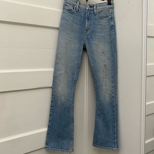 Hudson High Rise Distressed Holly Boot Crop NWOT